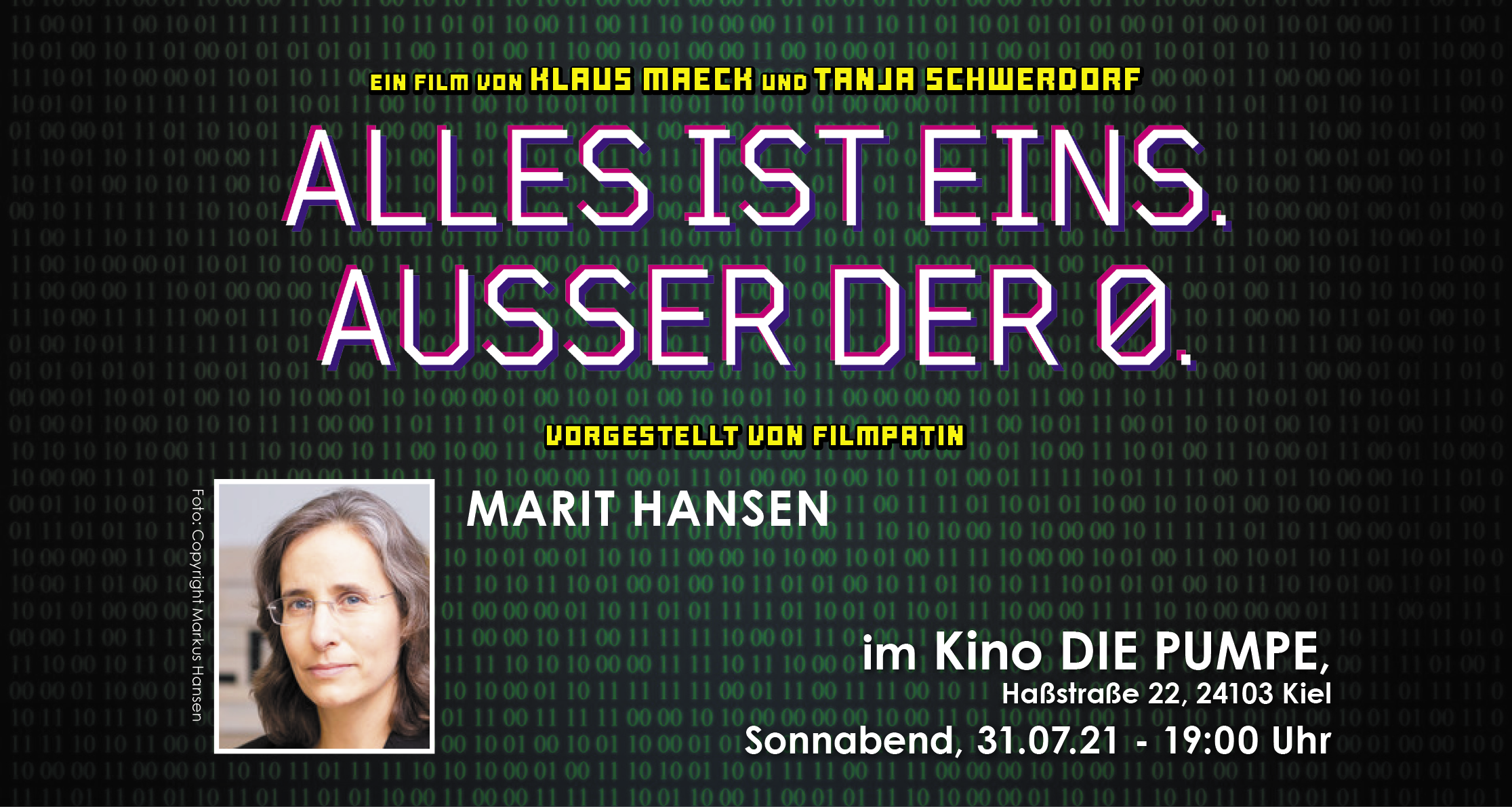 Wau Holland, Wegbegleiter des Datenschutzes, in der Kino ...